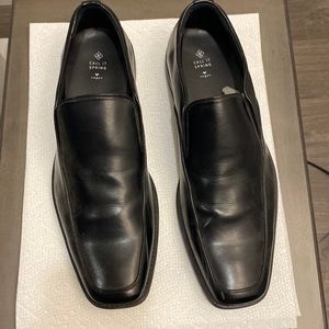 Call it spring men’s dress shoes, black, size 11